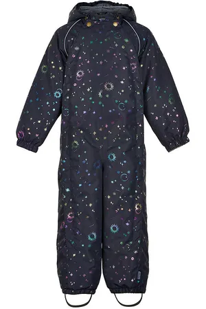 Mikk-Line Flyverdragt - Recycled - Dark Navy m. Print