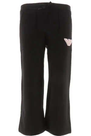 Emporio Armani Sweatpants - Sort m. Pudderrosa