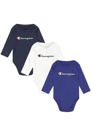 Champion Body l/Ã¦ - 3-Pak - BlÃ¥/Hvid/Sort