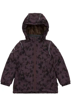 Mikk-Line Vinterjakke - Recycled - Huckleberry m. Print