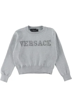 VERSACE Bluse - Strik - SÃ¸lv
