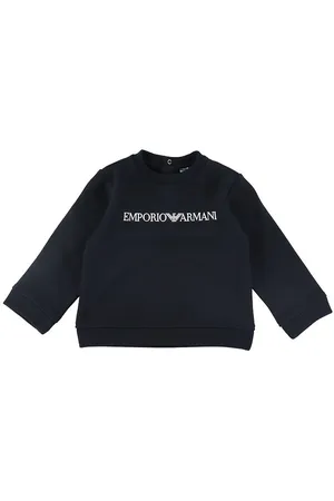 Emporio Armani Sweatshirt - Sort m. Hvid