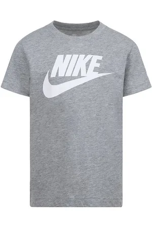Nike T-shirt - GrÃ¥meleret m. Hvid
