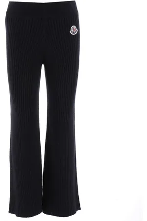 Moncler Bukser - Akryl/Uld - Rib - Sort