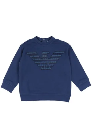 Emporio Armani Sweatshirt - Insegna Blue m. Logo