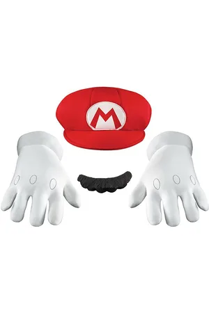 Disguise UdklÃ¦dning - Mario Hat m. OverskÃ¦g & Handsker
