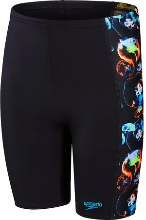 Speedo Badebukser - Digital Panel Jammer - Sort/Orange