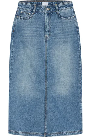 Grunt Nederdel - Denim - Elisa - Blue Vintage