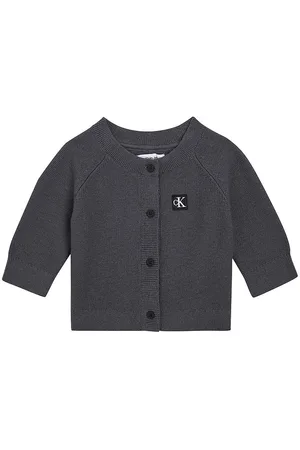 Calvin Klein Cardigan - Strik - MÃ¸rkegrÃ¥