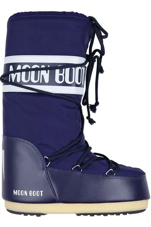 Moon Boot VinterstÃ¸vler - Nylon - BlÃ¥