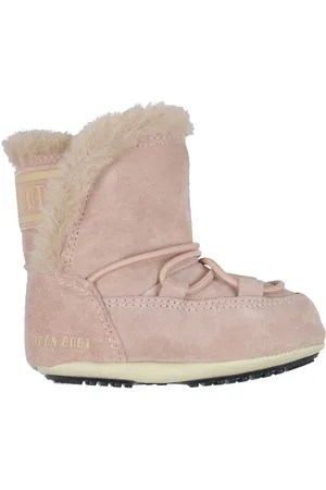 Moon Boot VinterstÃ¸vler - Crib Suede - Pale Pink