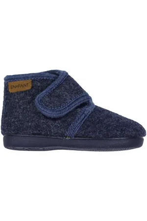 EN FANT Hjemmesko - Uld - Navy Melange