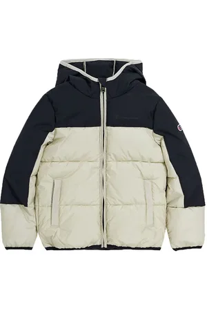 Champion Dynejakke - Offwhite/Sort