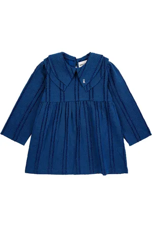 Bobo Choses Kjole - Baby Lurex Striped - BlÃ¥