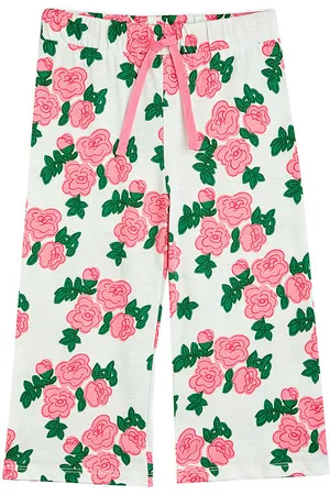 Mini Rodini Bukser - Roses - Pink