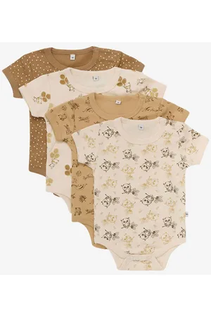 Pippi Body k/Ã¦ - 4-pak - Whitecap Grey