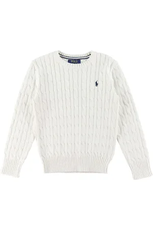 Ralph Lauren Bluse - Strik - Hvid