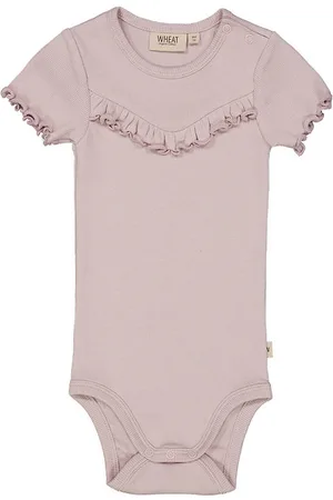 WHEAT Body k/Ã¦ - Rib - Soft Lilac m. FlÃ¦se