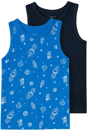 NAME IT UndertrÃ¸je - Noos - NmmTank Top - 2-pak - Skydiver