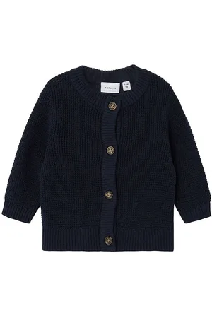 NAME IT Cardigan - Strik - NbnBubba - Noos - Dark Sapphire