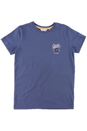 GANT T-shirt - Graphic - Washed Blue