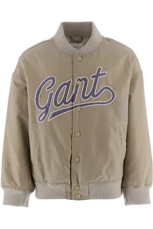 GANT Sommerjakke - Script Logo Varsity - Beige Green