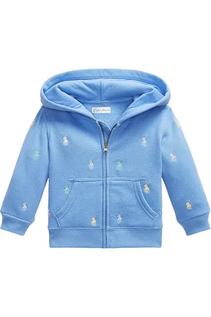 Ralph Lauren Cardigan - Harbor Island Blue m. Logoer