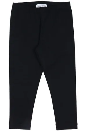 Emporio Armani Leggings - Navy m. Hvid
