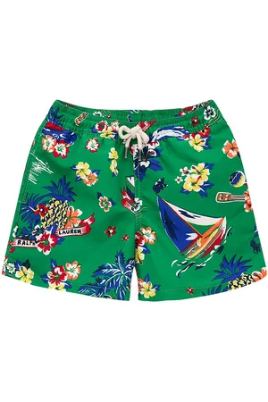 Ralph Lauren Badeshorts - Traveler - GrÃ¸n m. Print