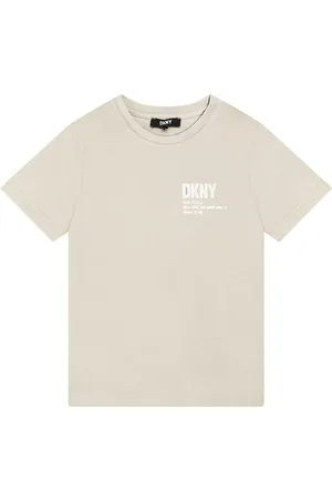 DKNY T-shirt - Creme m. Hvid
