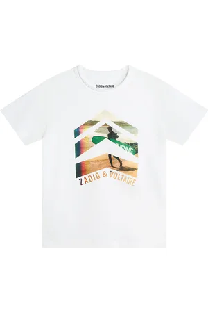 Zadig & Voltaire T-shirt - Toby - Hvid m. Surfer