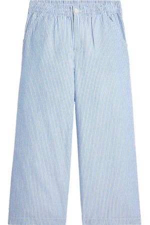 Ralph Lauren Bukser - Seersucker - BlÃ¥/Hvidstribet
