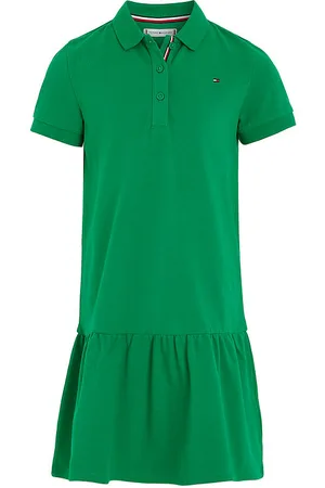 Tommy Hilfiger Kjole - Essential Polo - Olympic Green