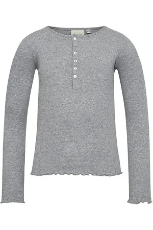 Sofie Schnoor Bluse - Rib - Grey Melange