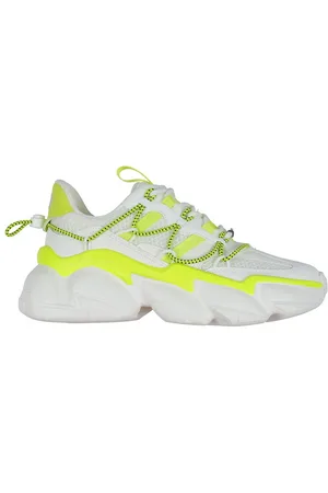 Steve Madden Sko - Spectator - Hvid/Neon Yellow