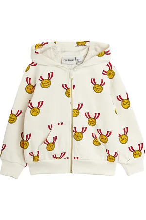 Mini Rodini Cardigan m. HÃ¦tte - Medals - Beige