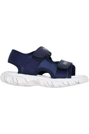 Tommy Hilfiger Sandaler - Logo Velcro - BlÃ¥