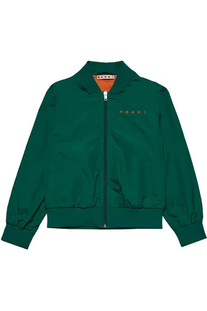 Marni Jakke - Pine Green m. Orange