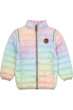 Mikk-Line Dynejakke/Vest - 2-i-1 - Colorful