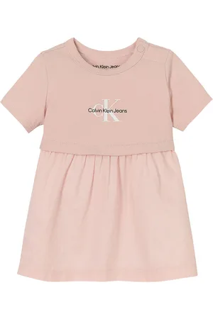 Calvin Klein Kjole m. Shorts - Monogram Logo - Sepia Rose