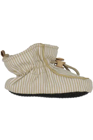 Melton Hjemmesko - Striped - Beige