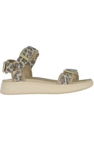 Woden Sandaler - Line Suede - Leopard
