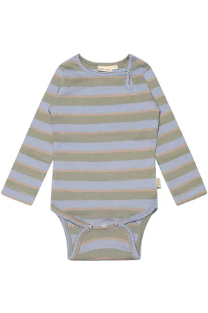 Petit Piao Body l/Ã¦ - Rib - Modal - Green Shadow