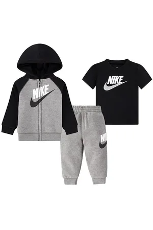 Nike SweatsÃ¦t - Cardigan/Sweatpants/T-shirt - Carbon Heather