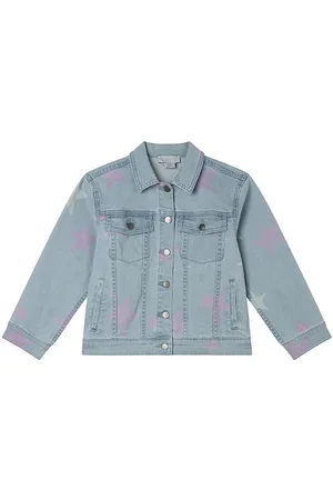 Stella McCartney Denimjakke - Celeste m. Stjerner