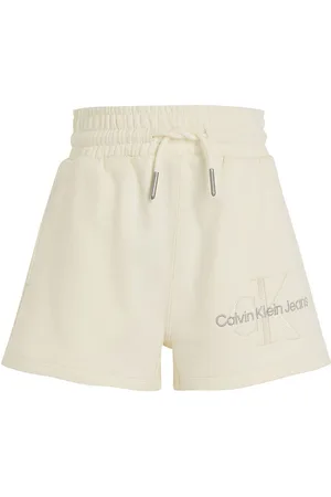 Calvin Klein Shorts - Monogram Logo - Papyrus