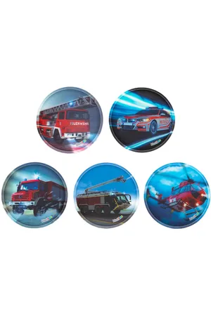 Ergobag VelcromÃ¦rker - 5 stk. - Fire Brigade