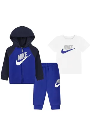 Nike SweatsÃ¦t - Cardigan/Sweatpants/T-shirt - Game Royal