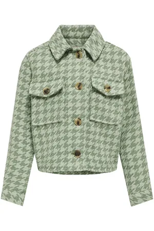 ONLY Jakke - KogKimmie - Hedge Green Checks Frosty Green