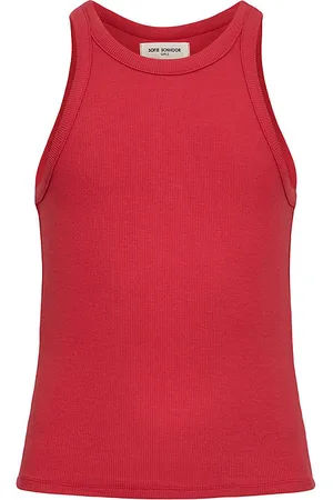 Sofie Schnoor Top - Rib - Berry Red